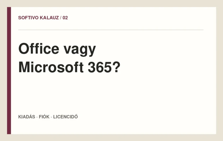 Office vagy Microsoft 365?